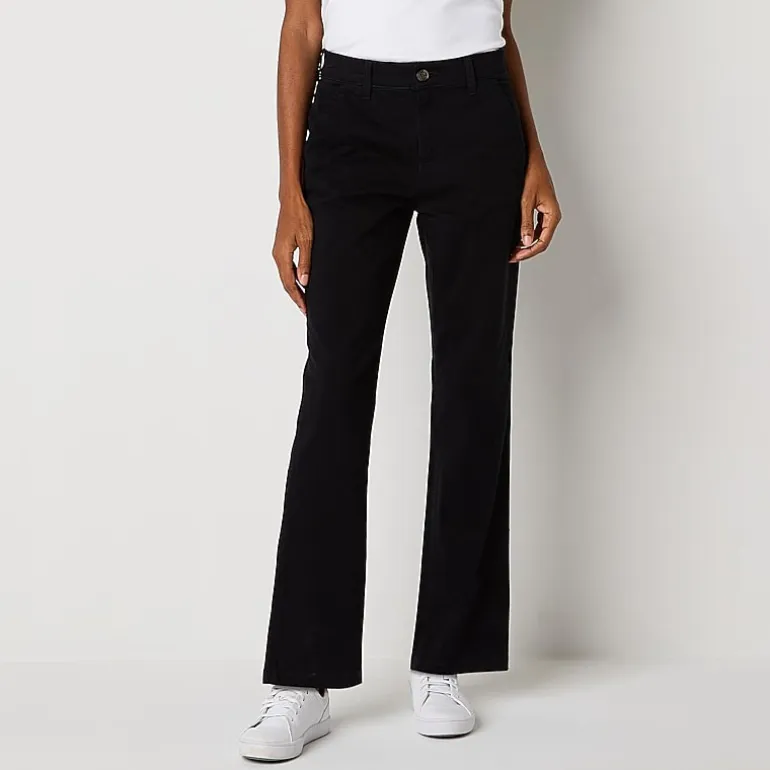 St. John's Bay Women's Relaxed Fit Girl Friend Chino Pant