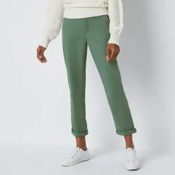 St. John's Bay Women's Relaxed Fit Girl Friend Chino Pant