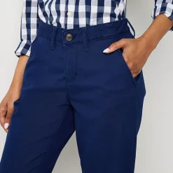 St. John's Bay Women's Relaxed Fit Girl Friend Chino Pant