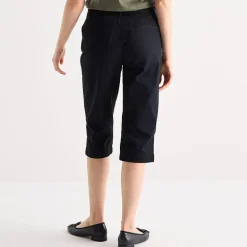 St. John's Bay Womens Secretly Slender Mid Rise Capri Pant