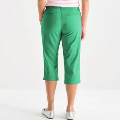 St. John's Bay Womens Secretly Slender Mid Rise Capri Pant