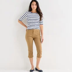 St. John's Bay Womens Secretly Slender Mid Rise Capri Jean