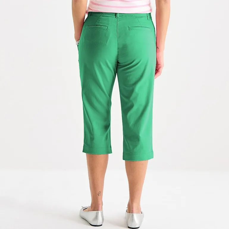 St. John's Bay Womens Secretly Slender Mid Rise Capri Pant