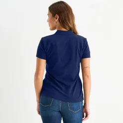 St. John's Bay Womens Short Sleeve Polo Shirt