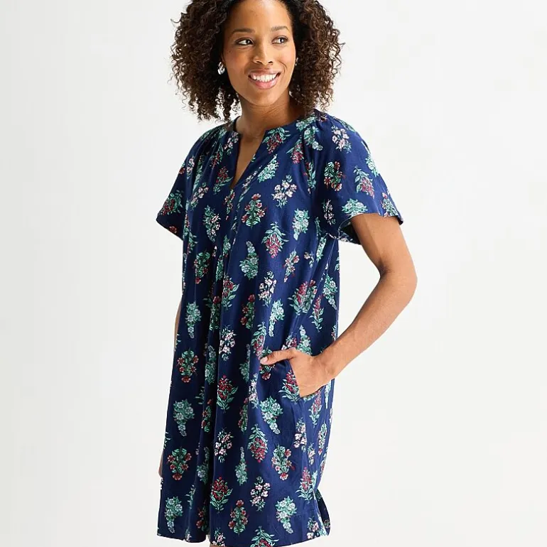 St. John's Bay Womens Short Sleeve Sheath Dress