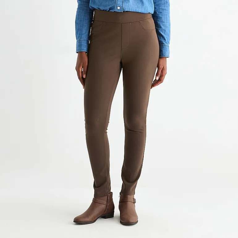 St. John's Bay Womens Skinny Pull-On Pant