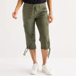 St. John's Bay Womens Straight Capri Pant