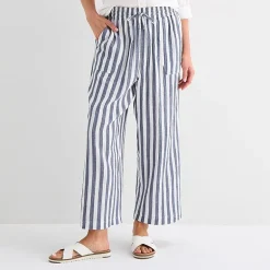 St. John's Bay Womens Straight Cropped Pant