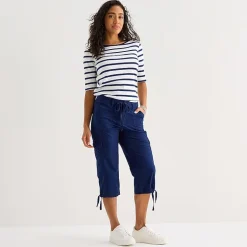St. John's Bay Womens Straight Capri Pant