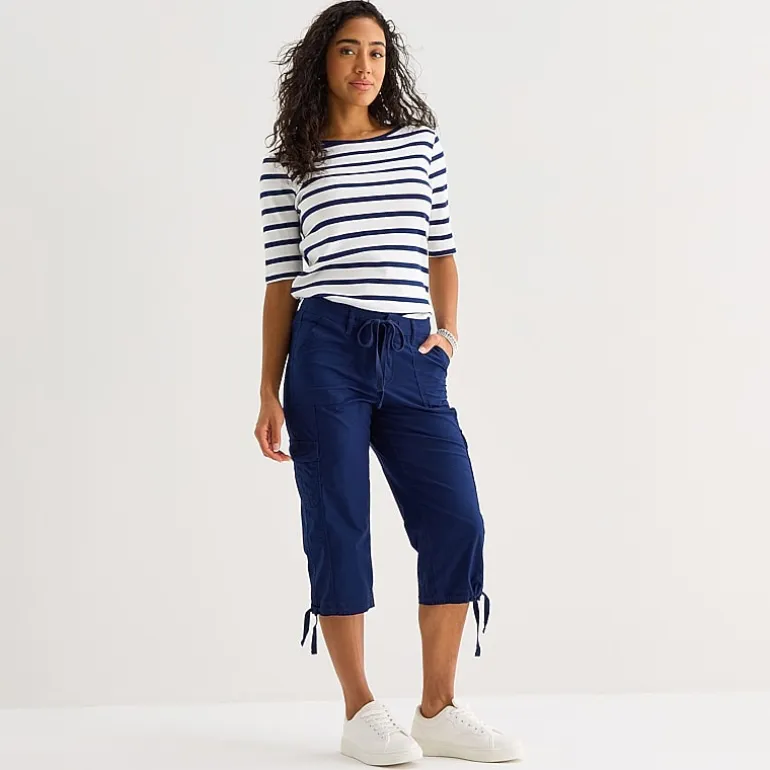 St. John's Bay Womens Straight Capri Pant