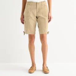 St. John's Bay Womens 11" Tall Bermuda Short