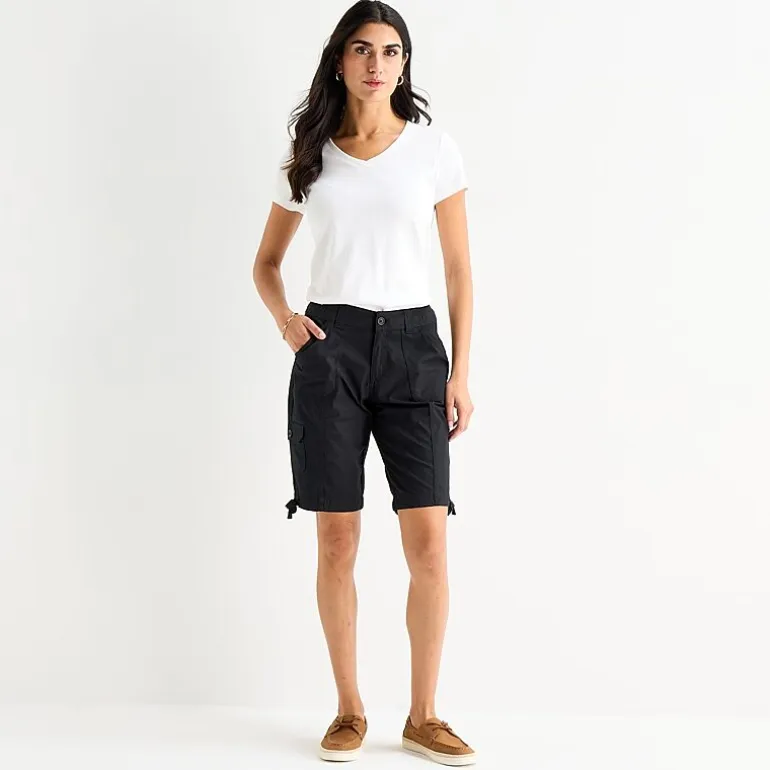 St. John's Bay Womens 11" Tall Bermuda Short