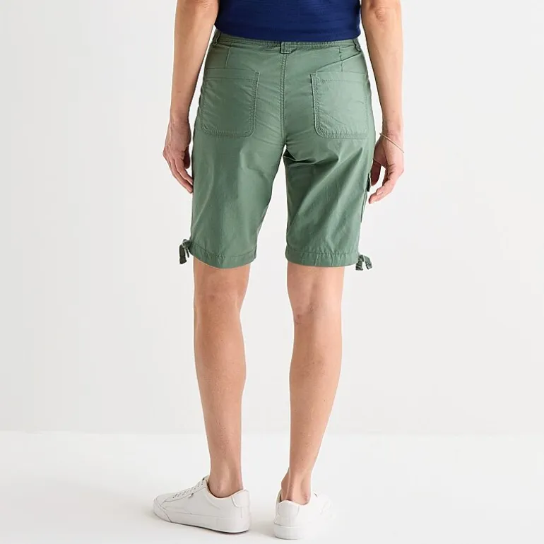 St. John's Bay Womens 11" Tall Bermuda Short