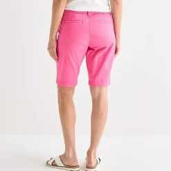 St. John's Bay Womens 11" Tall Bermuda Short