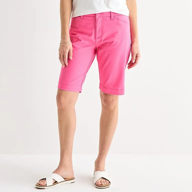 St. John's Bay Womens 11" Tall Bermuda Short