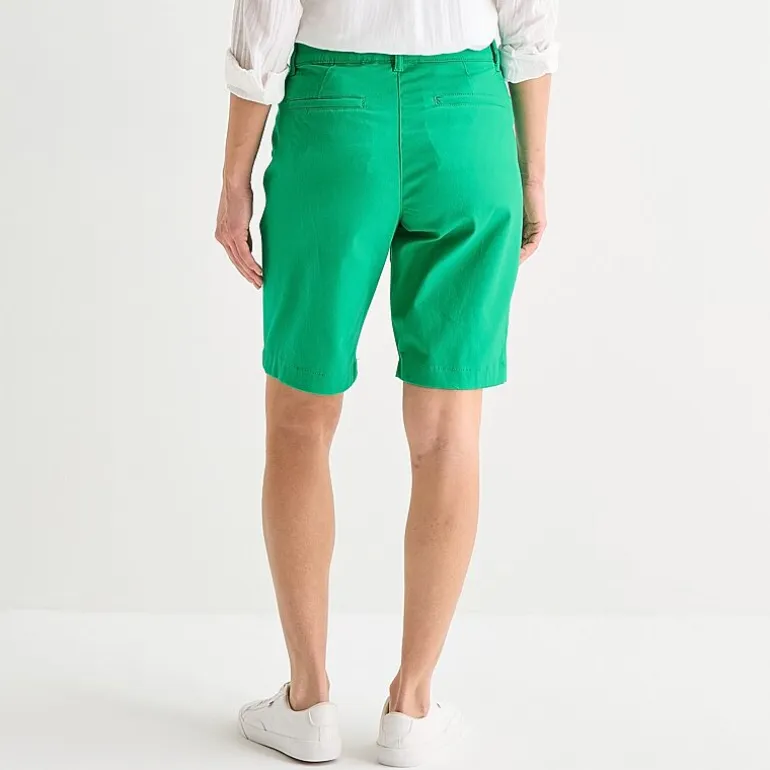 St. John's Bay Womens 11" Tall Bermuda Short