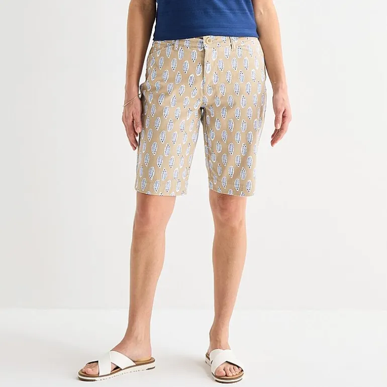 St. John's Bay Womens 11" Tall Bermuda Short