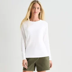 St. John's Bay Womens Tall Crew Neck Long Sleeve T-Shirt