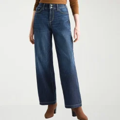 St. John's Bay Womens Tall High Rise Wide Leg Jean