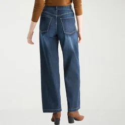St. John's Bay Womens Tall High Rise Wide Leg Jean