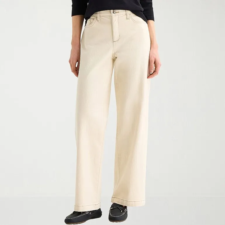 St. John's Bay Womens Tall High Rise Wide Leg Jean