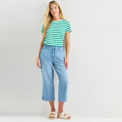 St. John's Bay Womens Tall High Rise Wide Leg Jean