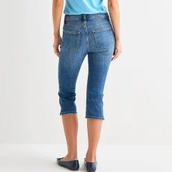 St. John's Bay Womens Tall Mid Rise Capri Jean