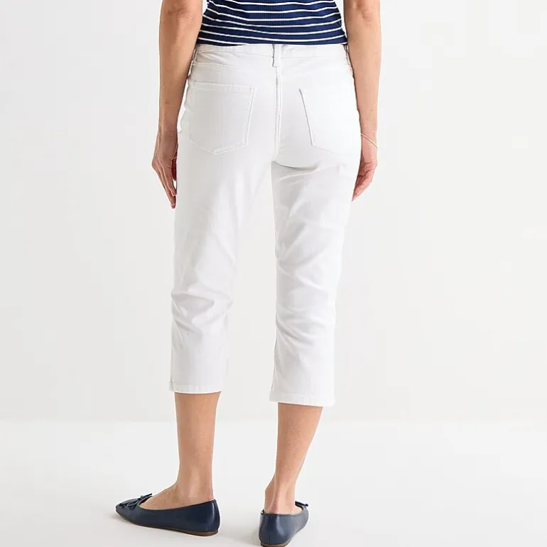 St. John's Bay Womens Tall Mid Rise Capri Jean