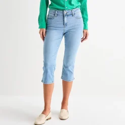 St. John's Bay Womens Tall Mid Rise Capri Jean