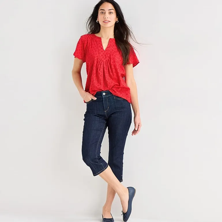 St. John's Bay Womens Tall Mid Rise Capri Jean