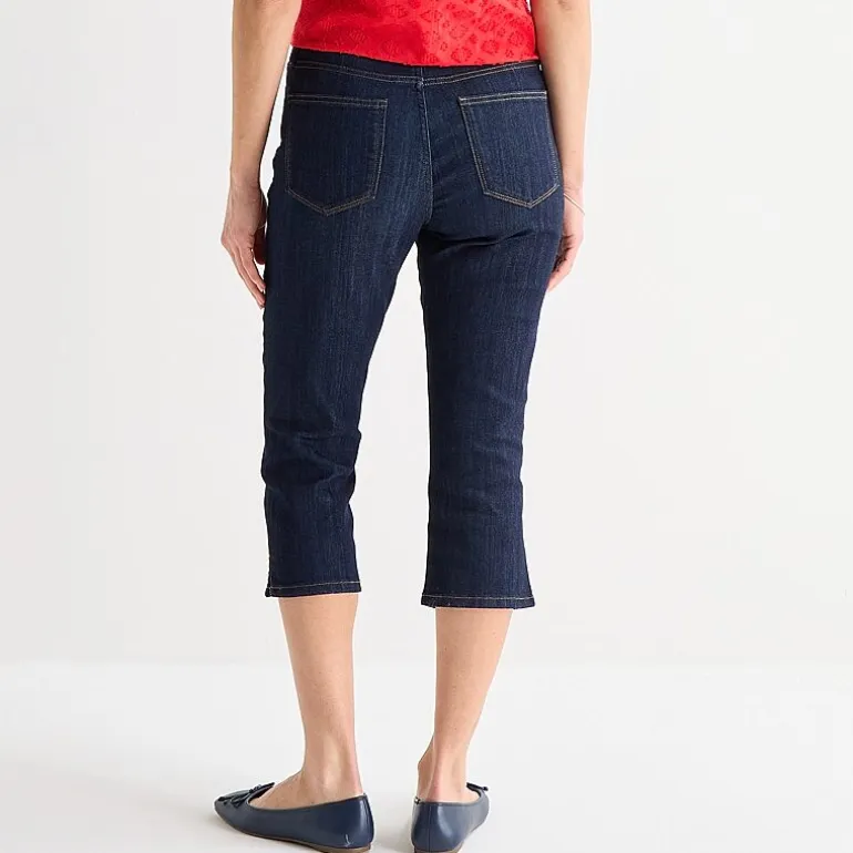 St. John's Bay Womens Tall Mid Rise Capri Jean
