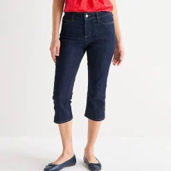 St. John's Bay Womens Tall Mid Rise Capri Jean