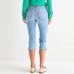 St. John's Bay Womens Tall Mid Rise Capri Jean