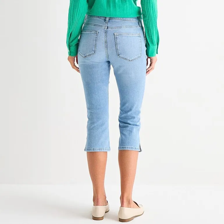 St. John's Bay Womens Tall Mid Rise Capri Jean