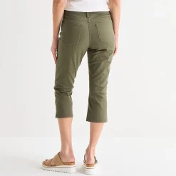 St. John's Bay Womens Tall Mid Rise Capri Jean