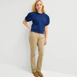 St. John's Bay Womens Tall Mid Rise Straight Leg Jean