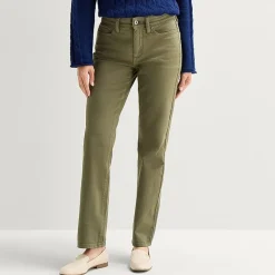 St. John's Bay Womens Tall Mid Rise Straight Leg Jean