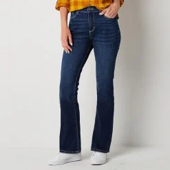 St. John's Bay Womens Tall Mid Rise Bootcut Jean