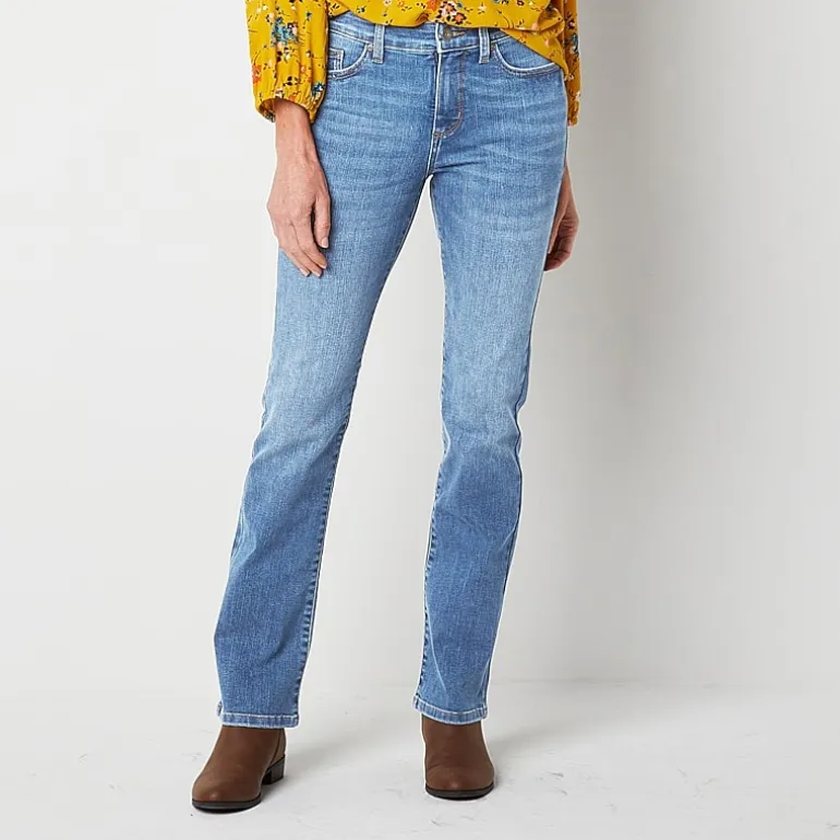 St. John's Bay Womens Tall Mid Rise Bootcut Jean