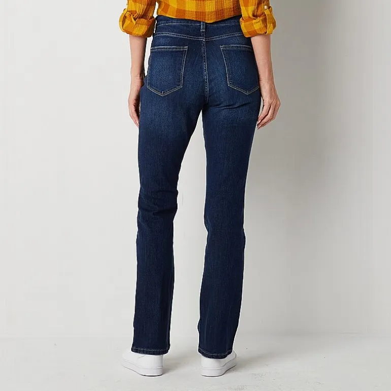 St. John's Bay Womens Tall Mid Rise Bootcut Jean