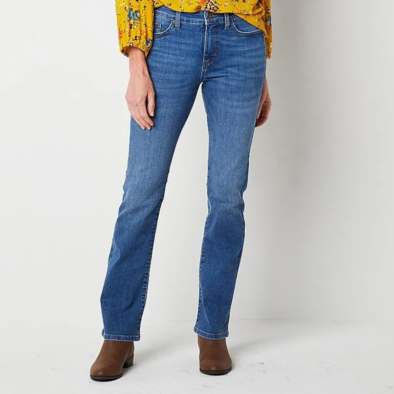 St. John's Bay Womens Tall Mid Rise Bootcut Jean