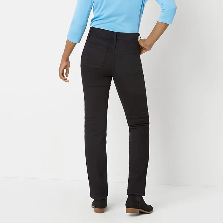 St. John's Bay Womens Tall Mid Rise Straight Leg Jean