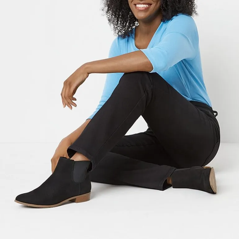 St. John's Bay Womens Tall Mid Rise Straight Leg Jean