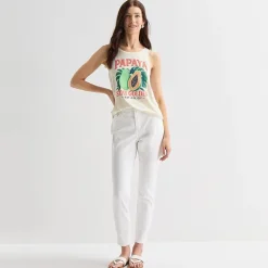 St. John's Bay Womens Tall Round Neck Sleeveless Tank Top