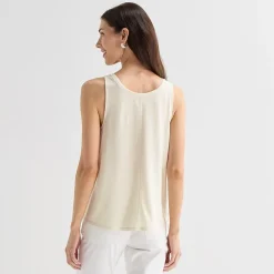 St. John's Bay Womens Tall Round Neck Sleeveless Tank Top