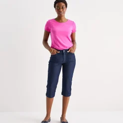 St. John's Bay Womens Tall Secretly Slender Skinny Mid Rise Capri Pant