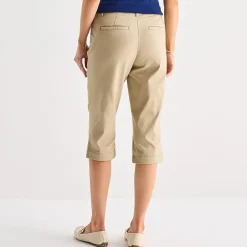 St. John's Bay Womens Tall Secretly Slender Skinny Mid Rise Capri Pant