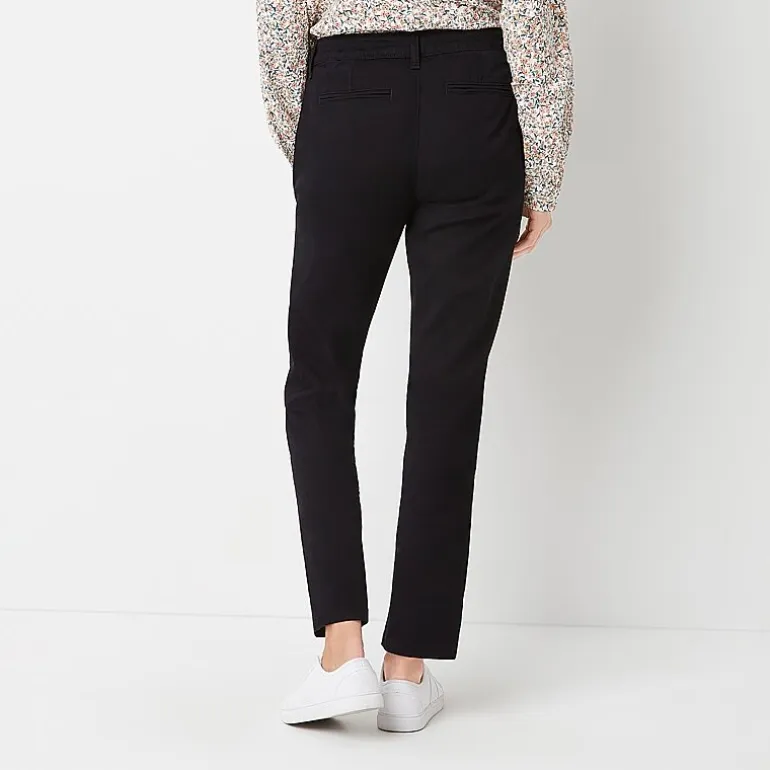St. John's Bay Womens Tall Straight Mid Rise Pant