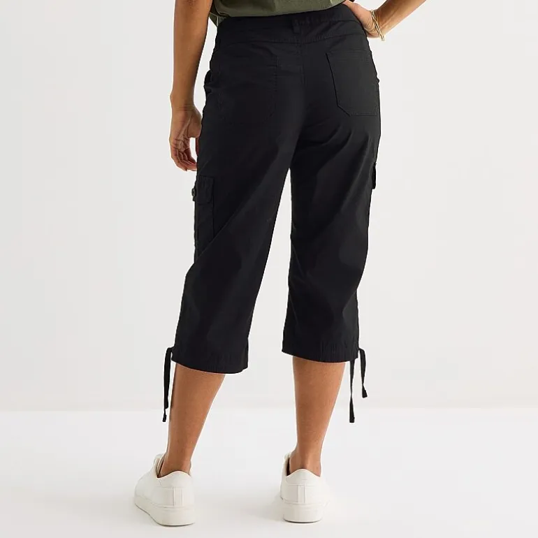 St. John's Bay Womens Tall Straight Mid Rise Capri Pant