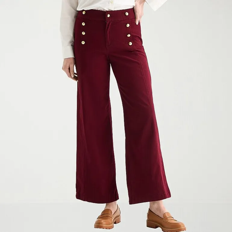 St. John's Bay Womens Tall Wide Leg Trouser